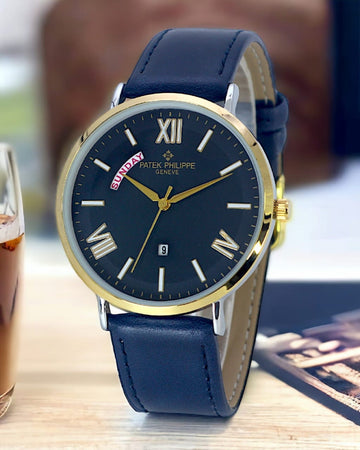 PTP SLIM LEATHER WATCH