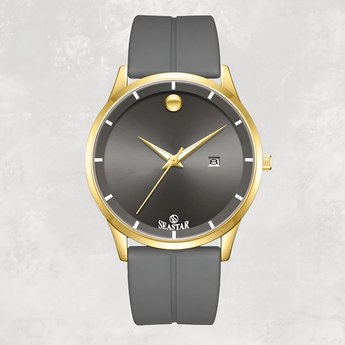 SEASTAR Silicone Strap Magnetic Lock Watch