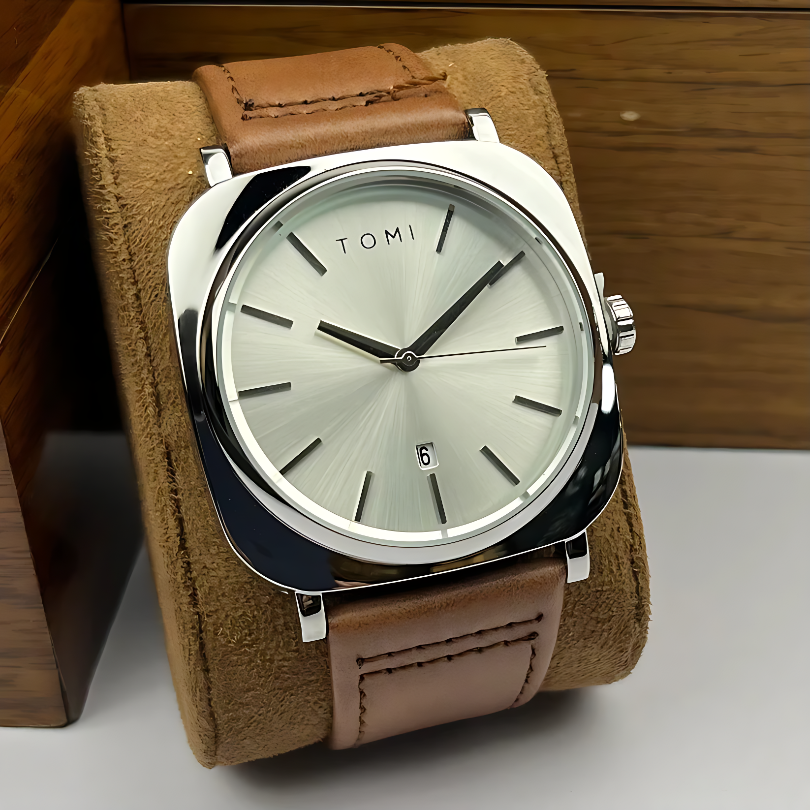 Tomi Premium Leather Strap Watch