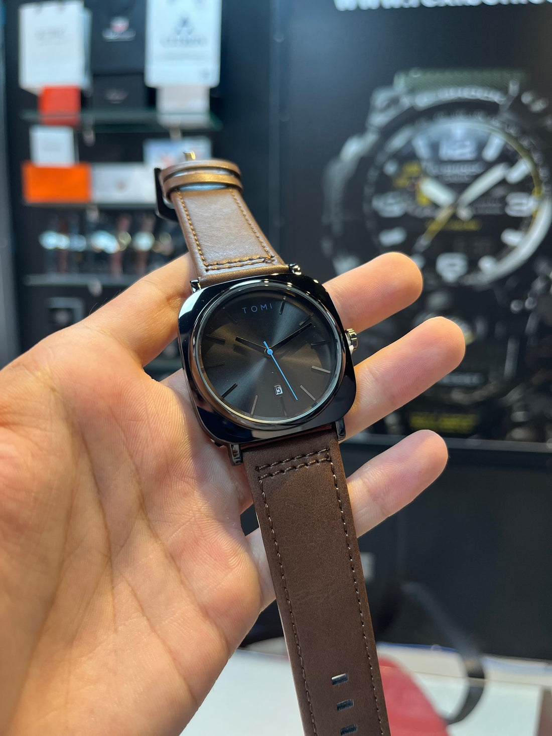 Leather Strap Watch RMS-084