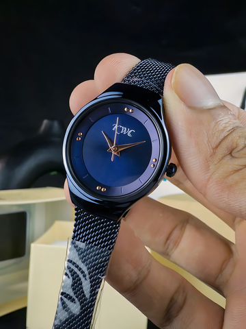 K-291L | Blue Chain Watch – Magnetic Lock